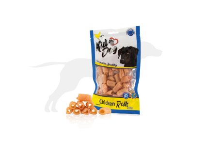 KIDDOG kuřecí trubičky řezané