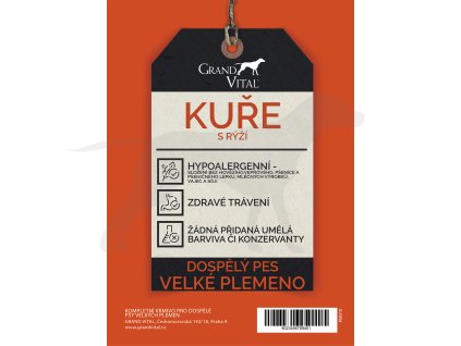 PBN Grand Vital Kuře s rýží VELKÉ PLEMENO