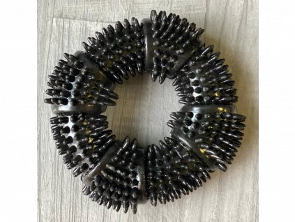 Hračka masážní kolo na zuby se zvukem 12 cm výstupky