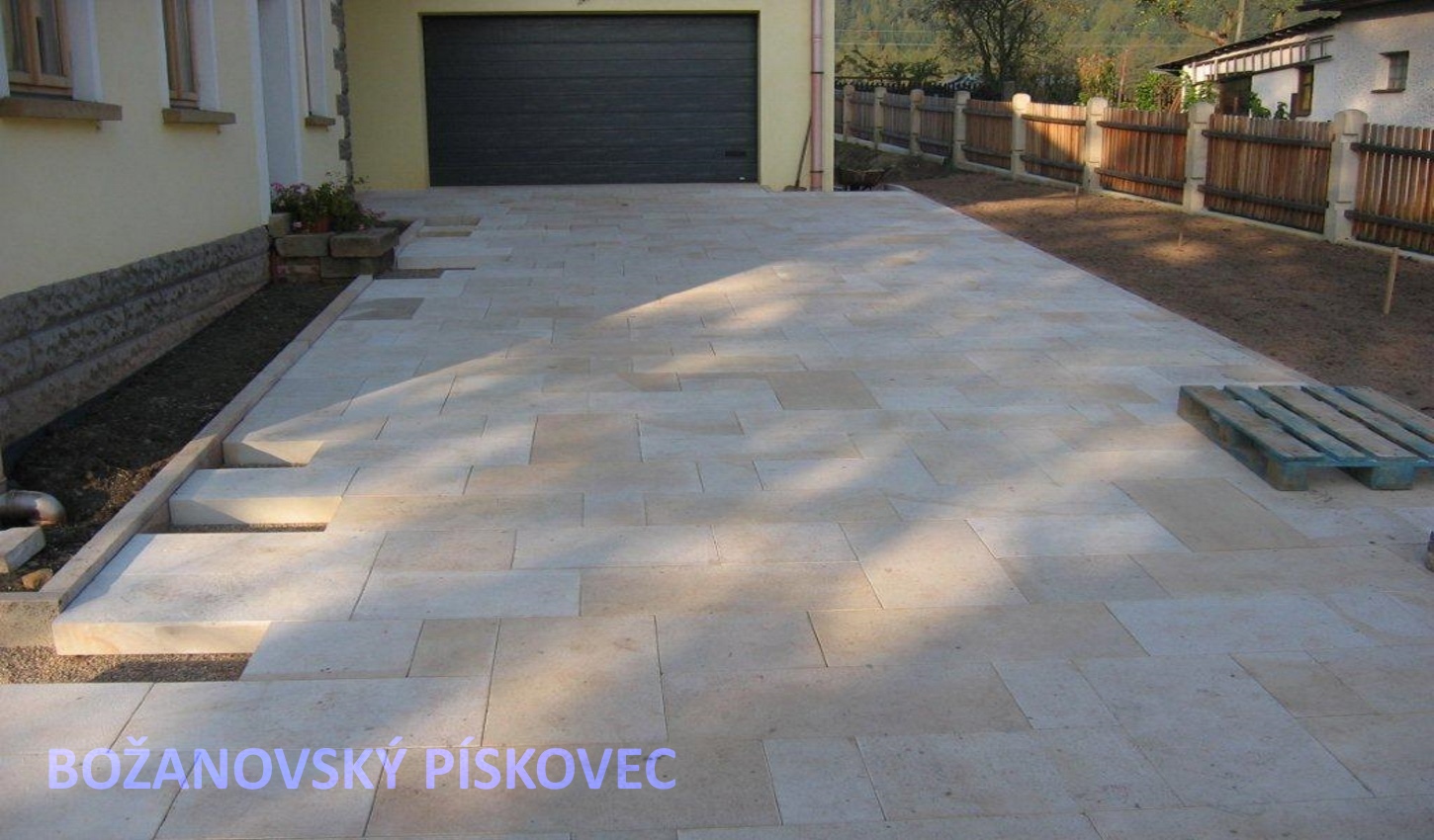 Božanovský pískovec dlažba