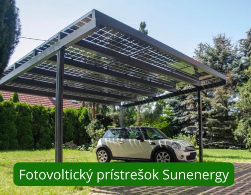 Fotovoltický prístrešok ML Sunenergy pre autá