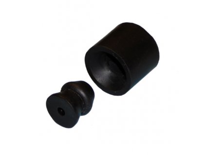 Držák dveří pryžový s plast. čepem