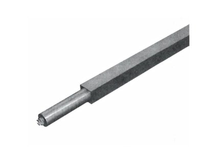 Rozpěrná tyč čtyřhranná 50x50, 2300-2700, 700daN