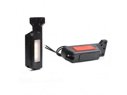 LED světlo obrysové bílo-červené P, 12/24V