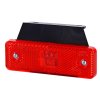 LED světlo obrysové zadní, červené s držákem 12/24V
