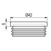 Záslepka pr. 42 mm 2