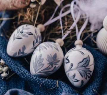 Velikonoce - modro-bila (mob)