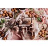 Vánoční skleněná ozdoba – oliva Hedvábný stín