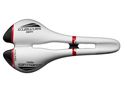 sedlo Selle San Marco Aspide Open-Fit Racing Narrow bílé