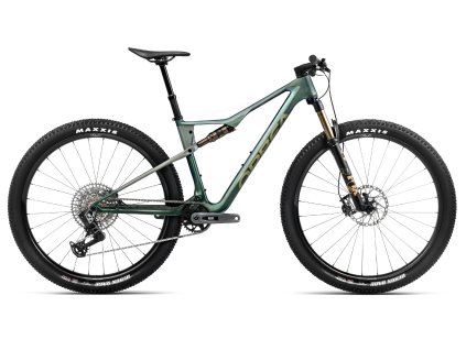 Orbea Oiz M10 AXS Seaweed Carbon View - Spaceship Green 2025