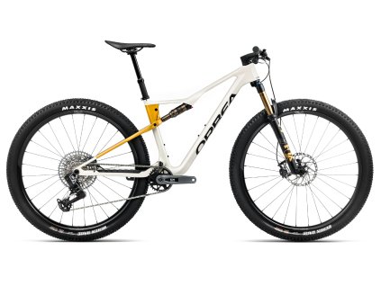 Orbea Oiz M10 AXS Ivory White - Bumblebee Yellow 2026