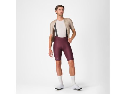 kraťasy Castelli Espresso 2 bordeaux