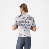 Cyklistický dres Castelli Stratus Logo bílo-šedý