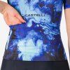 dámský cyklistický dres Castelli Cosmic Vortex černo-modrý
