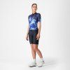 dámský cyklistický dres Castelli Cosmic Vortex černo-modrý