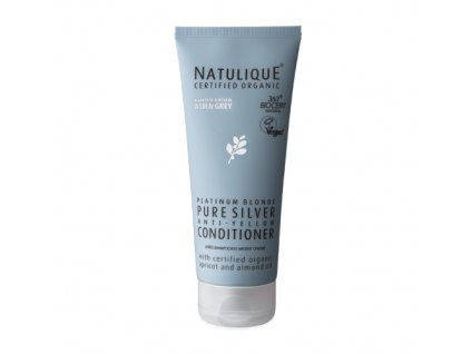 Fialový kondicionér neutralizující teplé blond odstíny - NATULIQUE Pure Silver Conditioner 200 ml