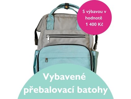 Plně vybavený přebalovací batoh mint