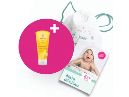 Happy Baby balíček pro miminko + Měsíčkový dětský šampon Weleda