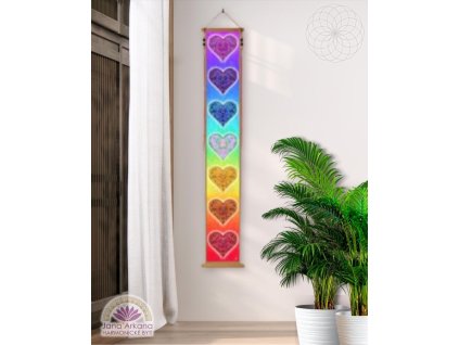 7 čaker pás srdíčka