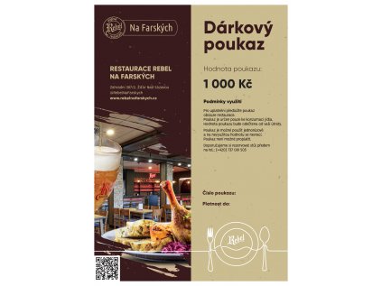 REBEL Dárkové poukazy na eshop 2 23 FARSKÉ 1000