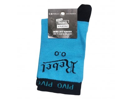 Ponožky REBEL NA UZDĚ - modré