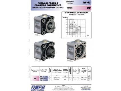 Pomocný pohon PTO.IPN”POWER-LIGHT”ZF ECOLITE V.17 US