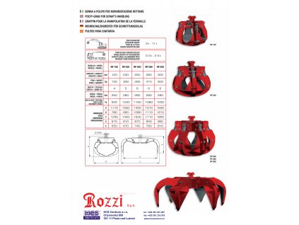 Polypový drapák RP250