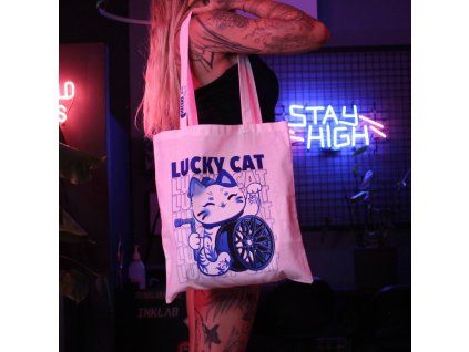 TAŠKA LUCKY CAT WHITE