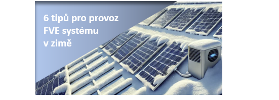 6 tipů pro provoz FVE systému v zimě