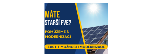 Modernizace fotovoltaické elektrárny