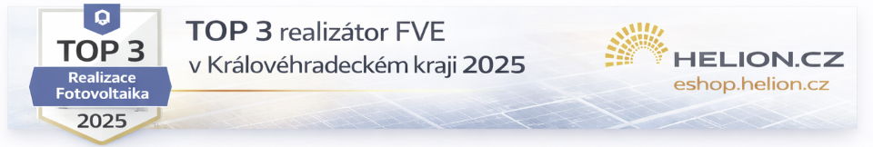 Helion.cz – TOP 3 realizátor FVE v Královéhradeckém kraji 2025