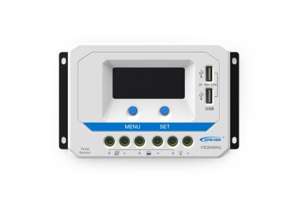 PWM solární regulátor EPever 30A 12/24V s LCD displejem série VS