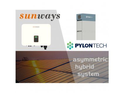 Set Sunways 10kw + Pylontech FORCE H2 14,2kw