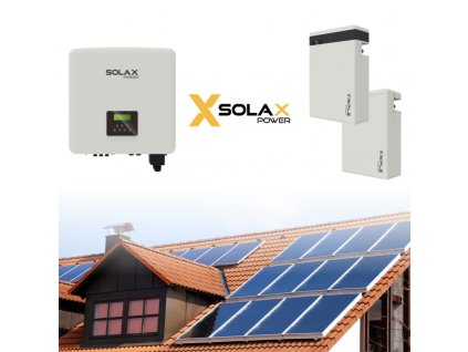 Set solární měnič Solax 15 kW + master a slave Solax 5,8 kWh