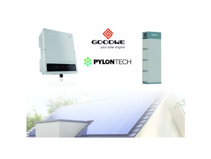 Set Hybridní střídač Goodwe 8 kW + baterie Pylontech 10,5 kWh