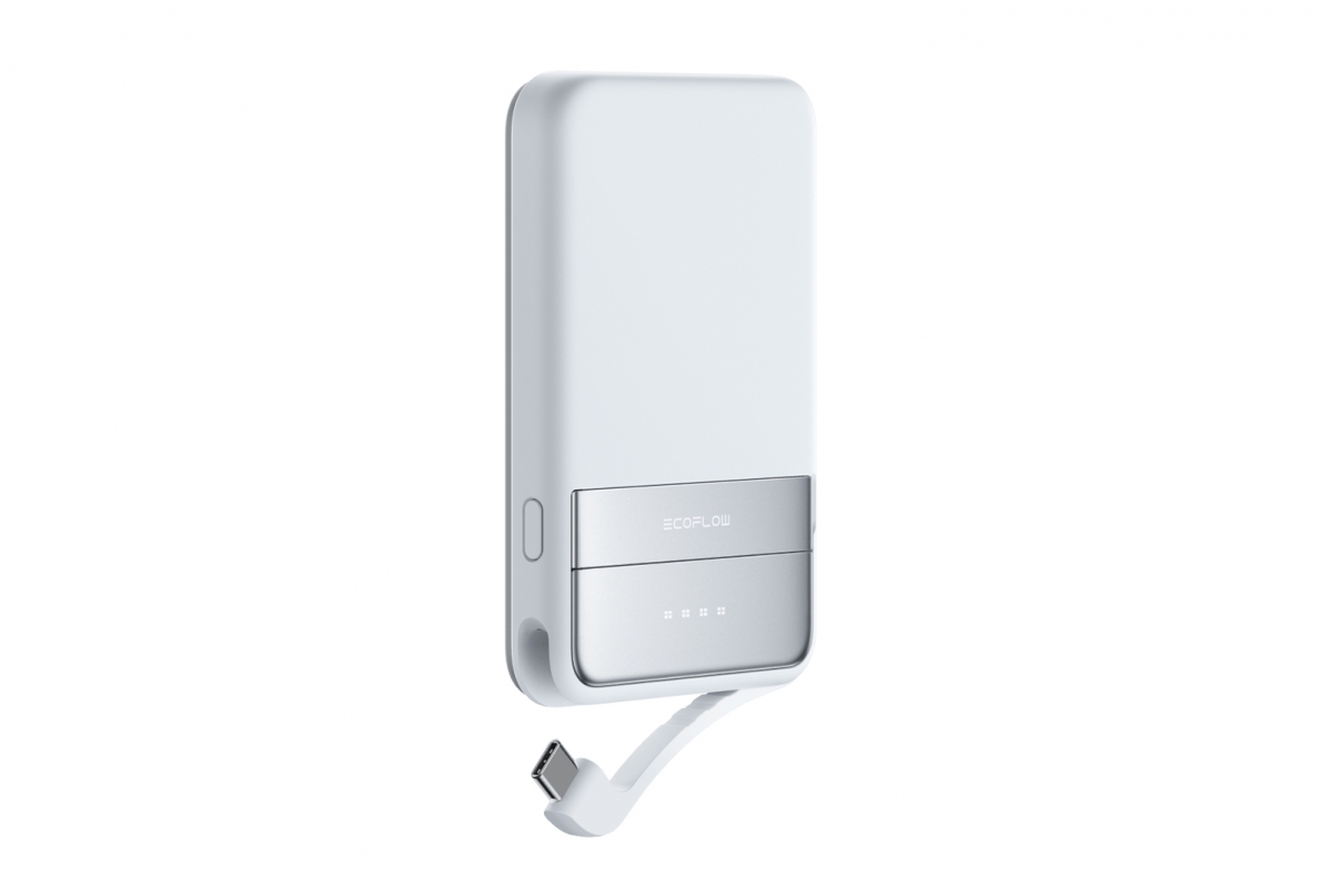 Powerbanka EcoFlow RAPID Magnetic 5000 mAh, světle modrá