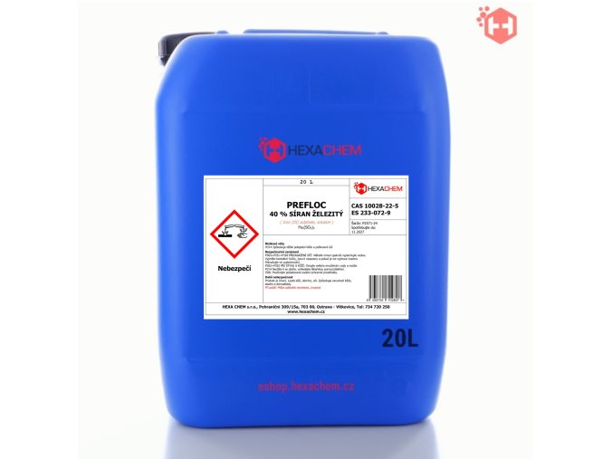 Prefloc 20 l - hexachem