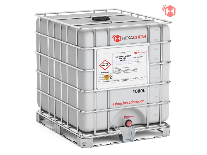 Hydroxid sodný 40% IBC