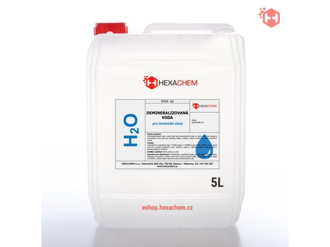 Demineralizovaná voda - 5000 ml