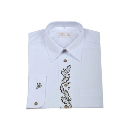 Košile Luko Bílá Košile S Výšivkou Model 072242