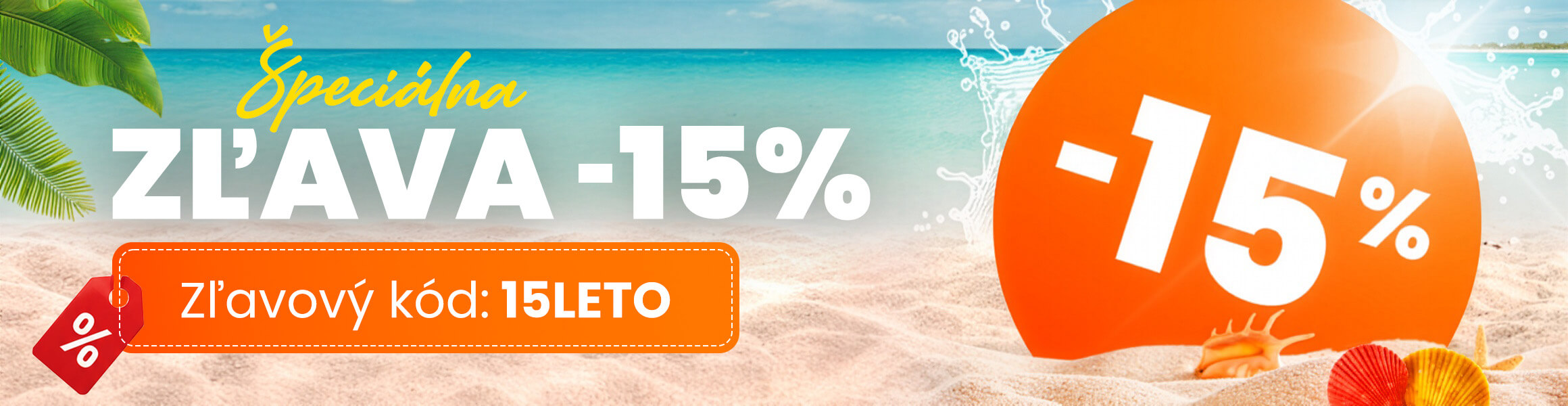 Zľava -15% leto