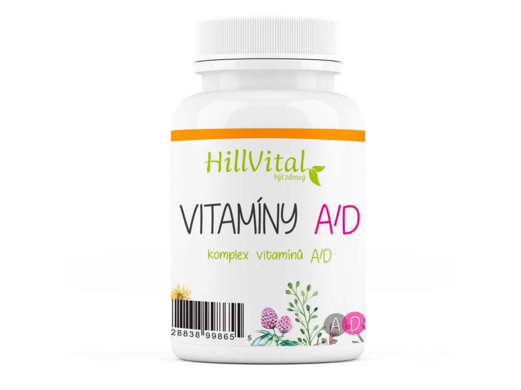 Vitamíny na vlasy, nechty a pleť s A+D | HillVital