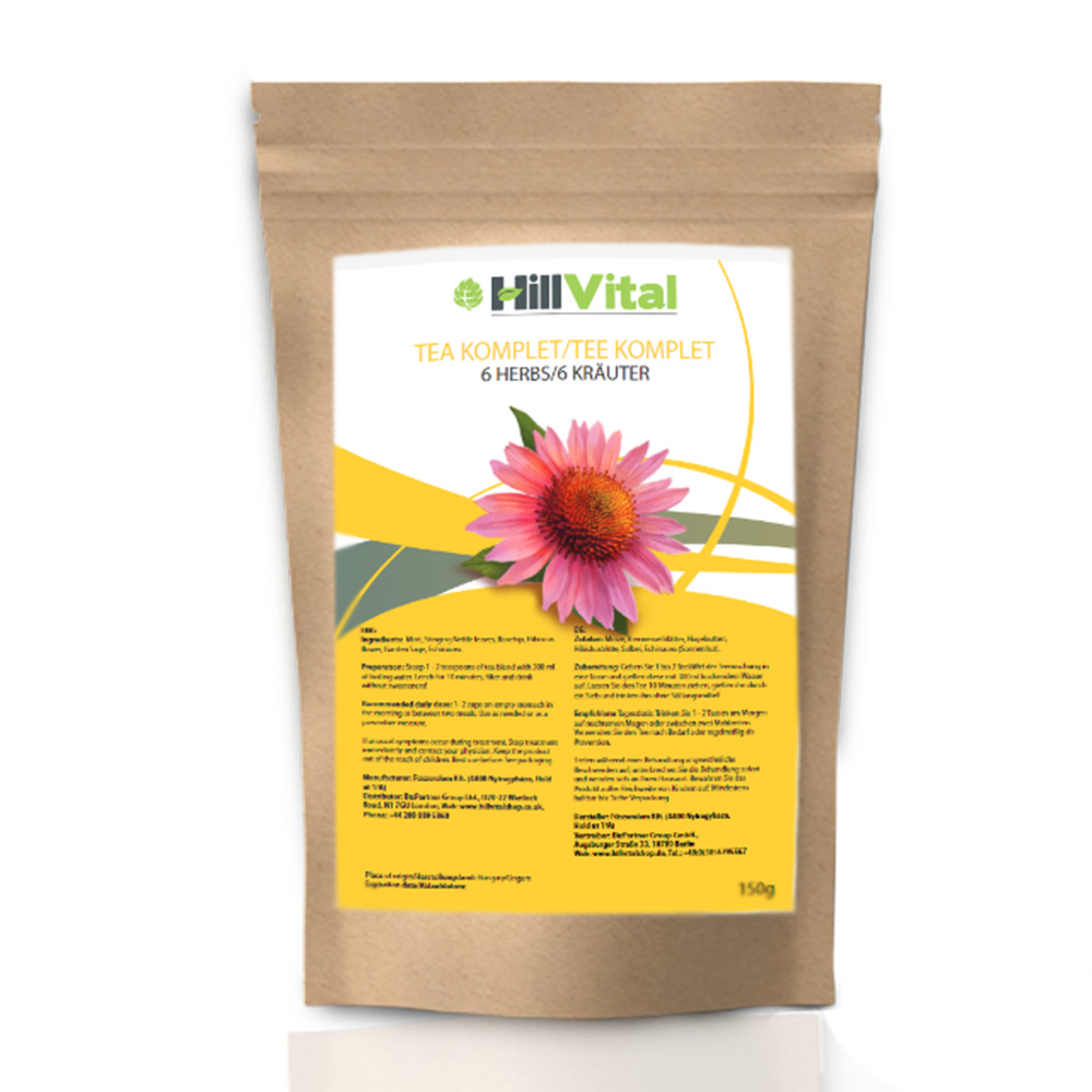 HillVital | Čaj Komplet – na posilnenie imunity 150 g
