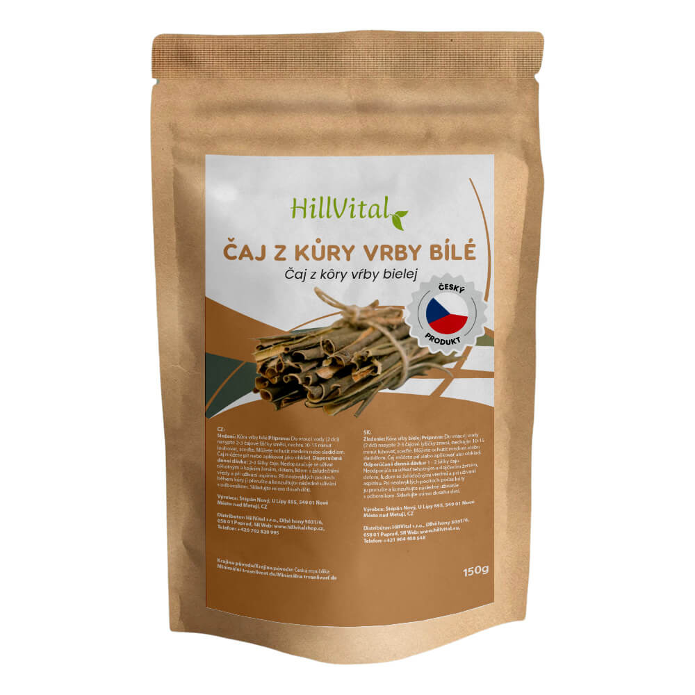 HillVital Čaj z kôry vŕby bielej 150g