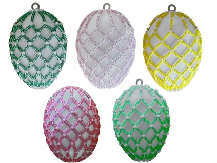 Korálková velikonoční vajíčka