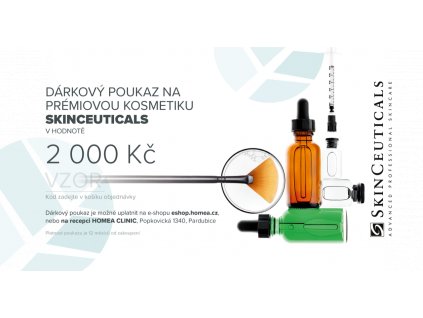SkinCeuticals - Dárkový poukaz 2 000 Kč