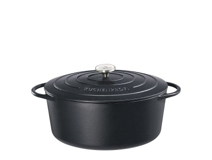 208043 pekac ovalny 31 cm cerny kuchenprofi