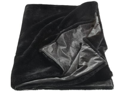 221297 elegantni pled smooth cerny 130 x 170 cm joop