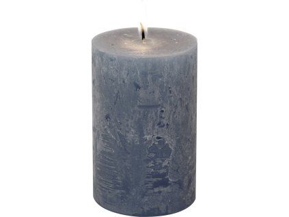 45707 1 ihr modra rustikalni svicka 11 cm