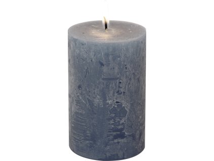 45707 1 ihr modra rustikalni svicka 11 cm